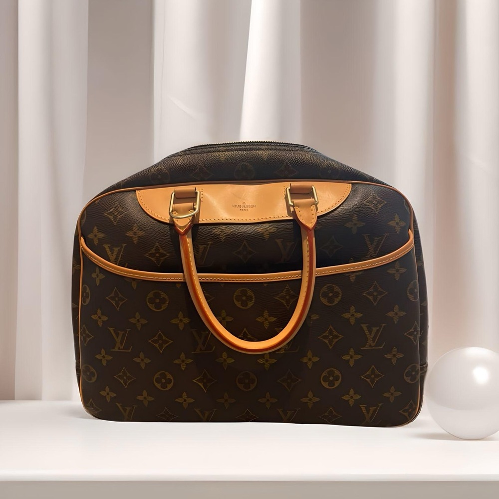 Louis Vuitton Monogram Brown Trouville Bag